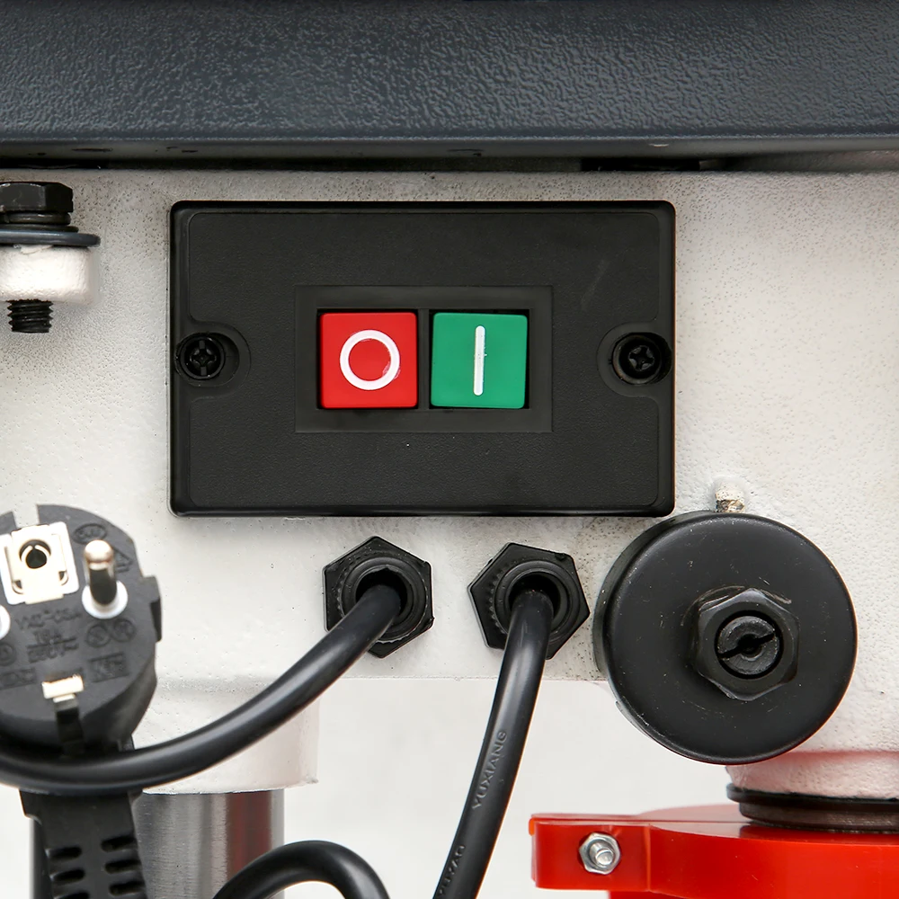 16 мм Настольный сверлильный станок 350 Вт стационарный сверлильный станок 16 скоростей промышленный уровень сверлильный станок