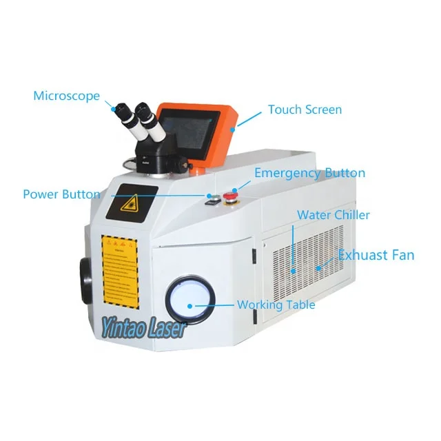 High Joules Jewellery Gold Silver 60w Portable Mini Jewelry Laser Welding Machine