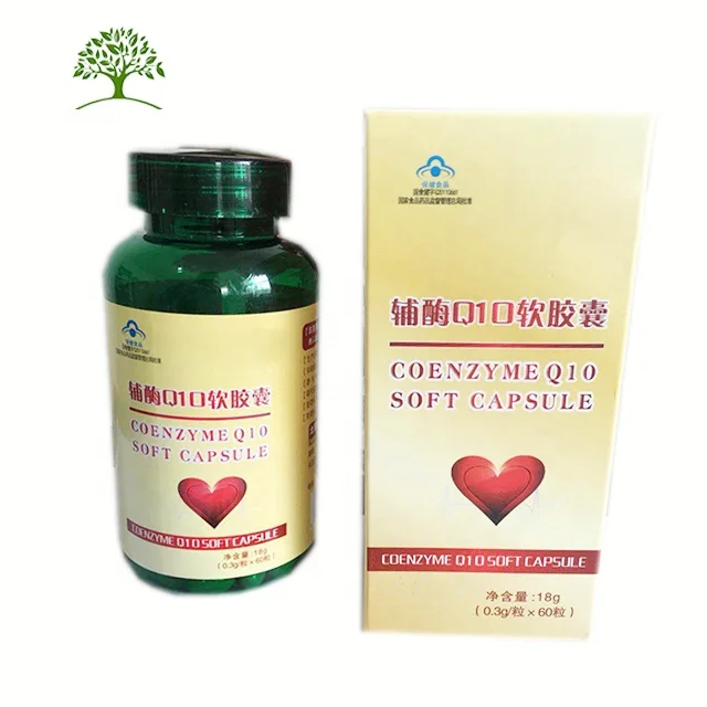 GMP Certificated OEM Anti-aging co q10 500mg bulk Softgel Capsule