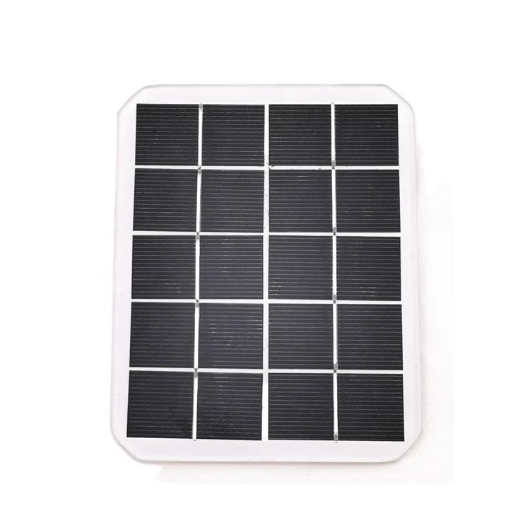 ZW-2.5W-5V Mono Transparent Glass Solar Panel 2.5W Portable Solar Panel Mobile Charger 5V