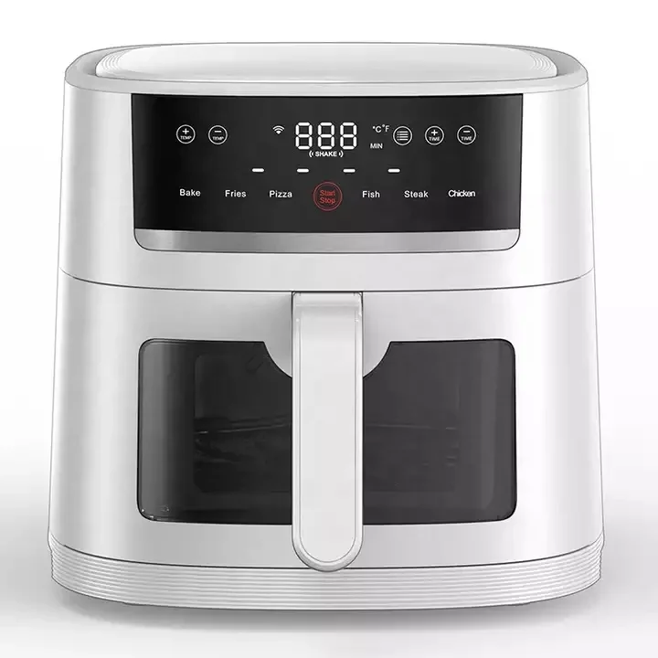 Luxury Style Elegant Design 4L 6L 8L Air Fryer Healthy Digital Cooking Deep Fryer Oven Multifunction Smart Visual Air Fryer