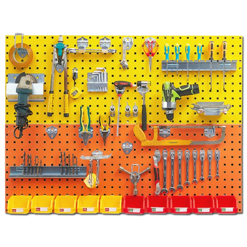 Hole board storage wall Tool rack wall mount Wall-mounted tool rack