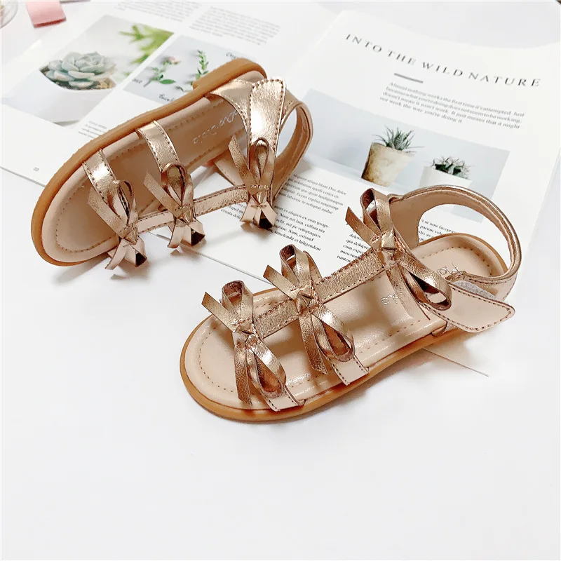 
 Летняя новая дизайнерская прозрачная детская обувь or60464a, босоножки с мягкой подошвой в горошек и леопардовым принтом для девочек  