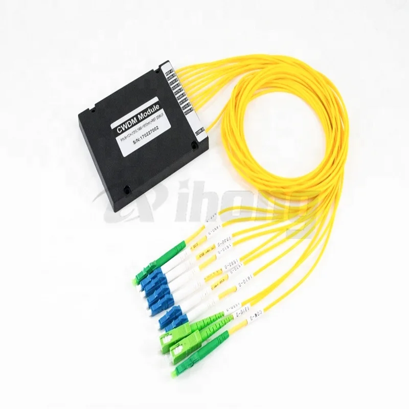 CWDM Module 1270~1610nm Wavelength Division With ABS Package 2/4/8/16 Channel Mux / Demux