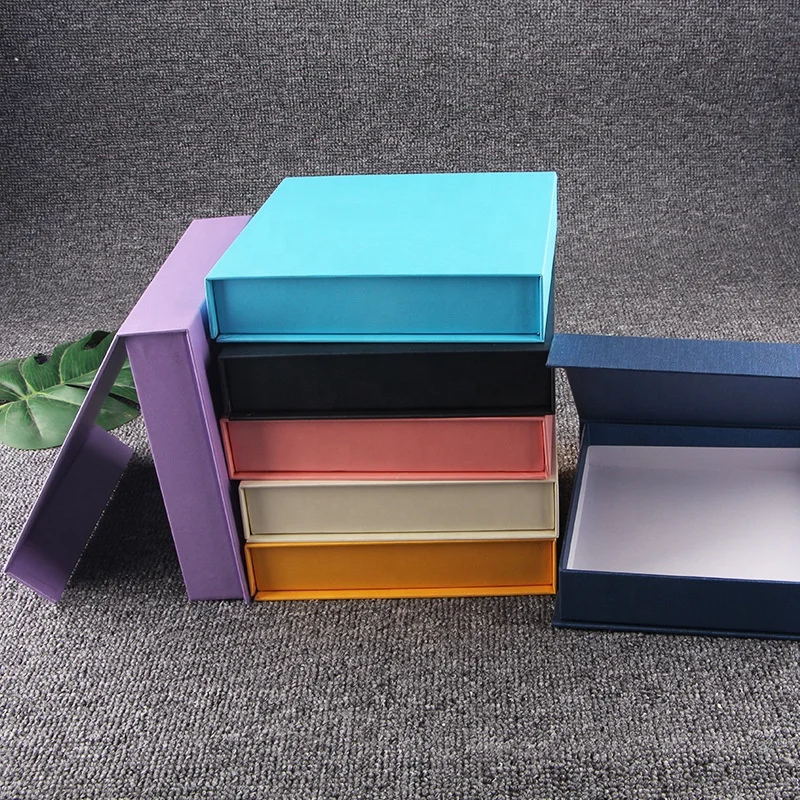 costomizes jewelry paper boxes eyelash gift cardboard boxes Boutique wholesale book shaped flip box