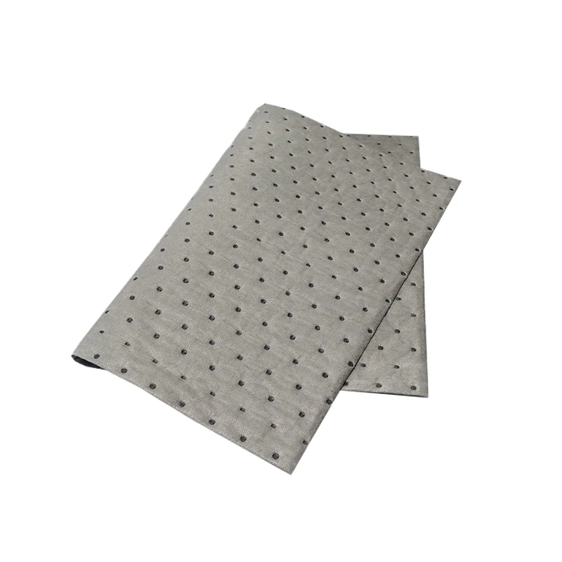 Eco-friendly Oil Absorbent Pad Control Oil Spill Spread Leakage Clean Up Quickly