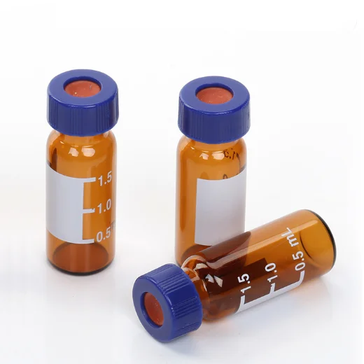 
medical 1.5ml autosampler vials integrated amber snap top autosampler vials 