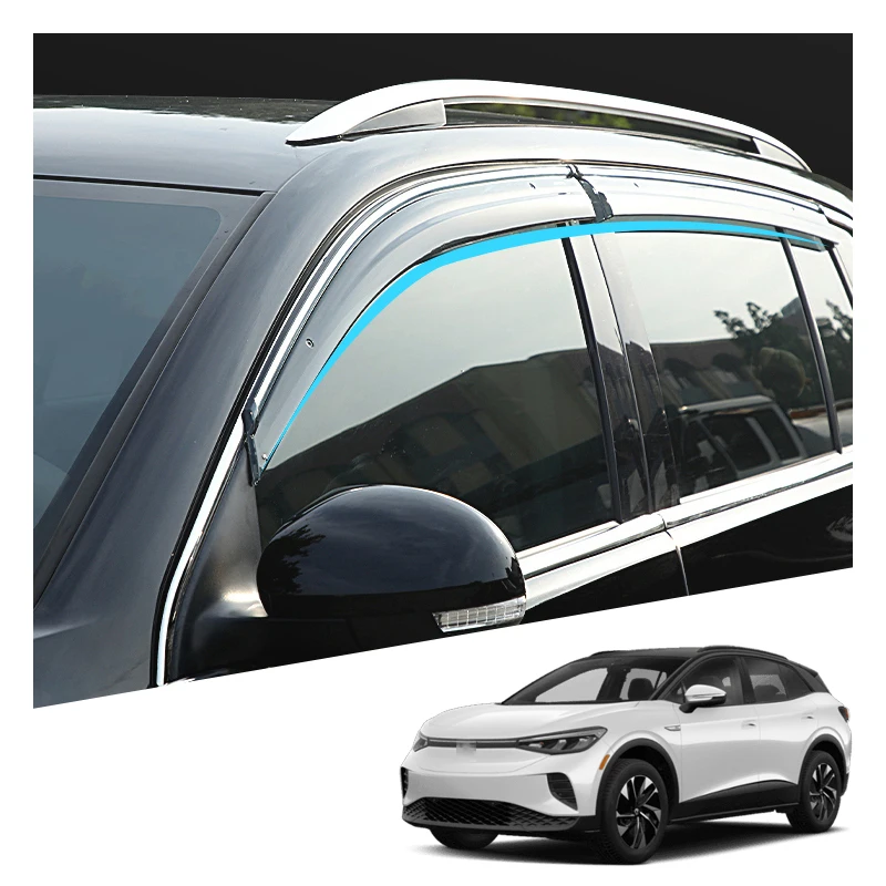Car Exterior Original Car Window Deflector Ventilation Window Sunshade Rain Shield For Volkswagen ID.4 2021