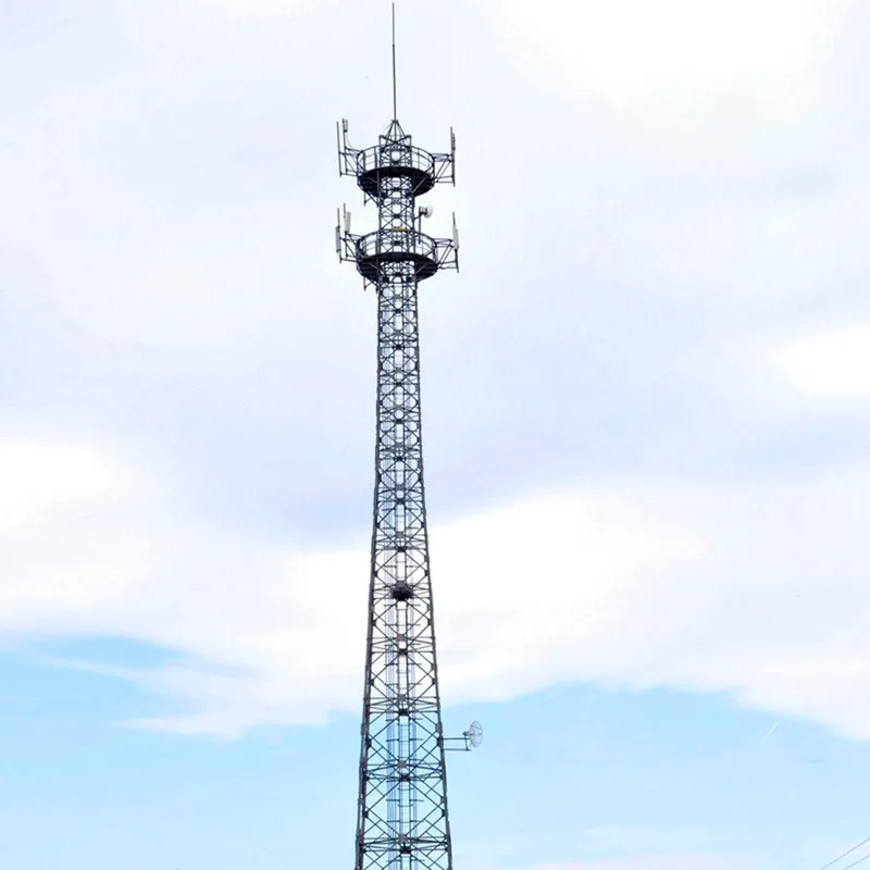 Hot Galvanized Steel Telecommunication Communication Tower