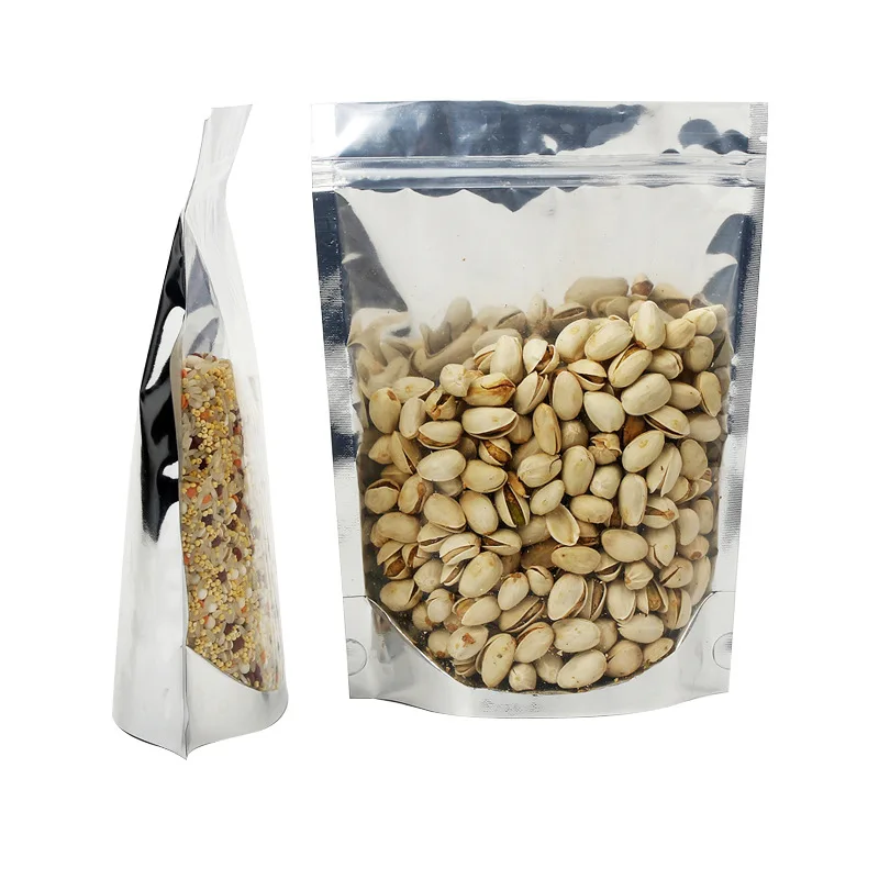 Custom Printing Resealable Self-standing Plastic Foil Zip Lock Bath Salt Packaging Bag Plastic Bag For Snack Spice Packaging