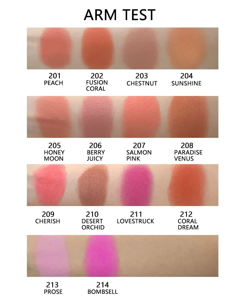 Wholesale High Pigment Single Blush Palette Powder Blush Palette Private Label Contour Blush