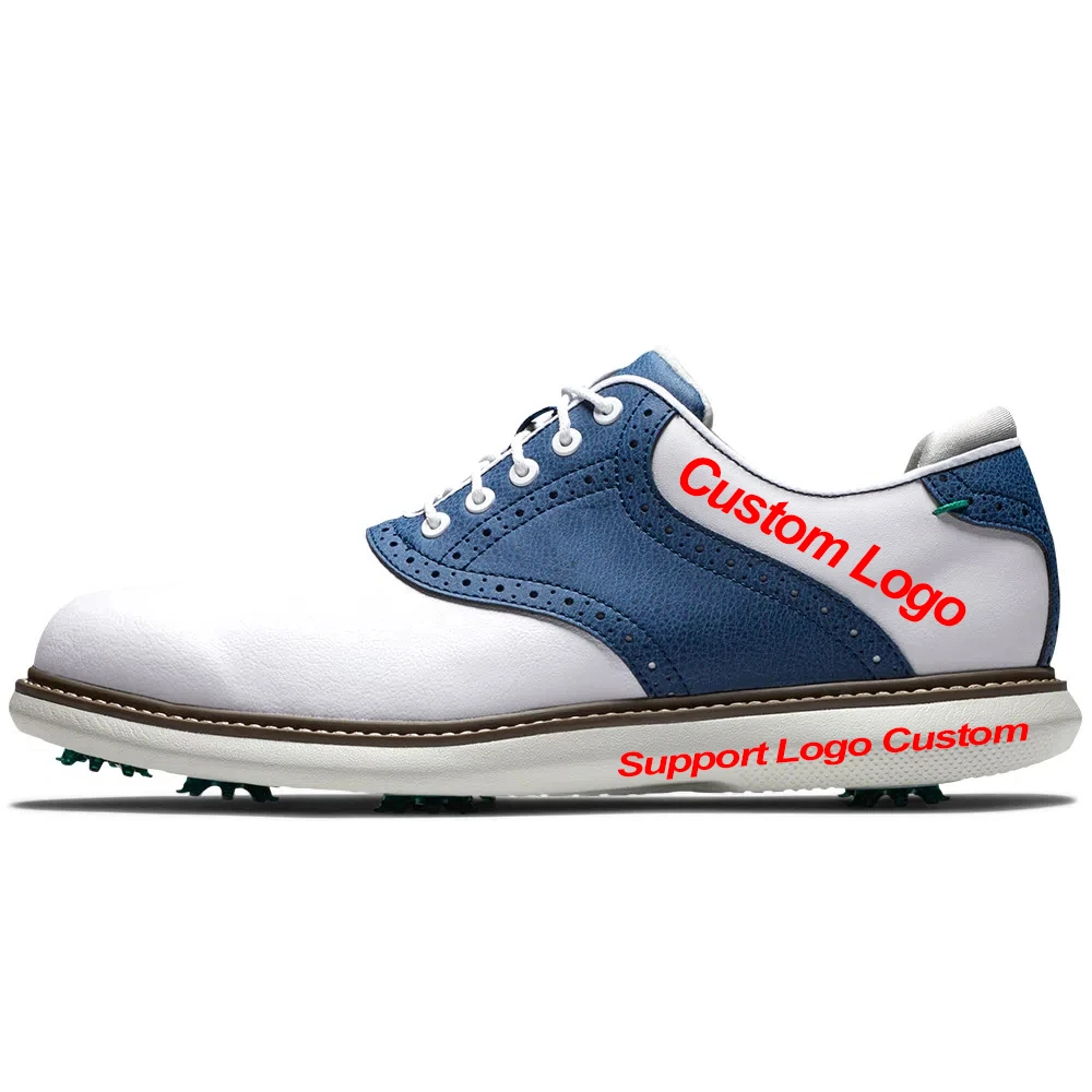 Новое поступление 2021, резиновая подошва, обувь для гольфа, водонепроницаемая обувь для гольфа из ПУ кожи для мужчин