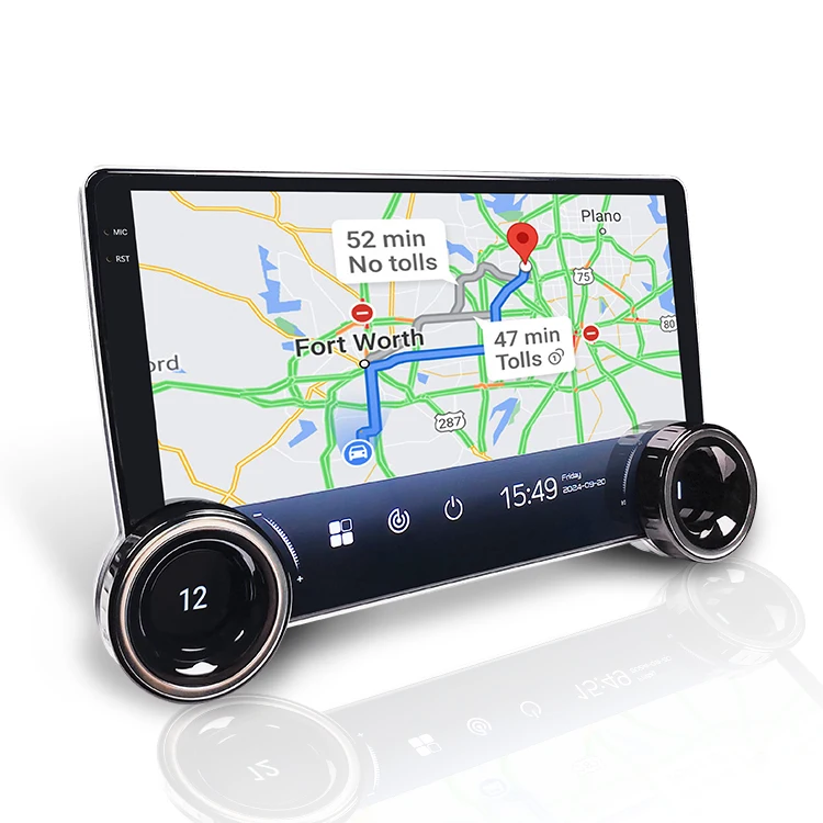 10 1 дюймов Android Diamond Carplay incell QLED экран GPS Радио двойные ручки с функцией реверсирования помощи Автомобильный плеер