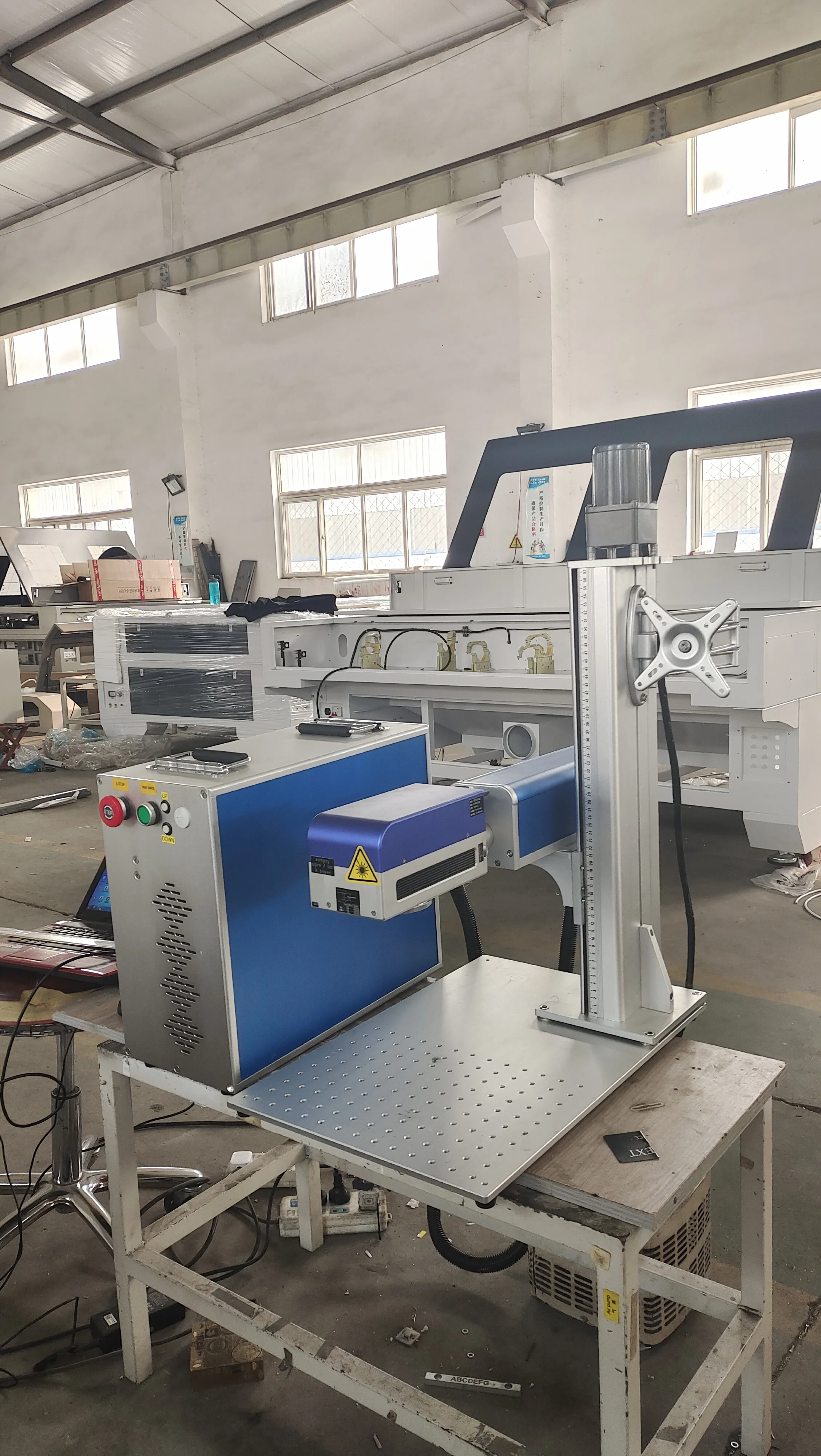 Industrial 3d printer 60W 80W 100w 200w 300w jpt MOPA M7 2.5d 3d fiber laser marking machine price