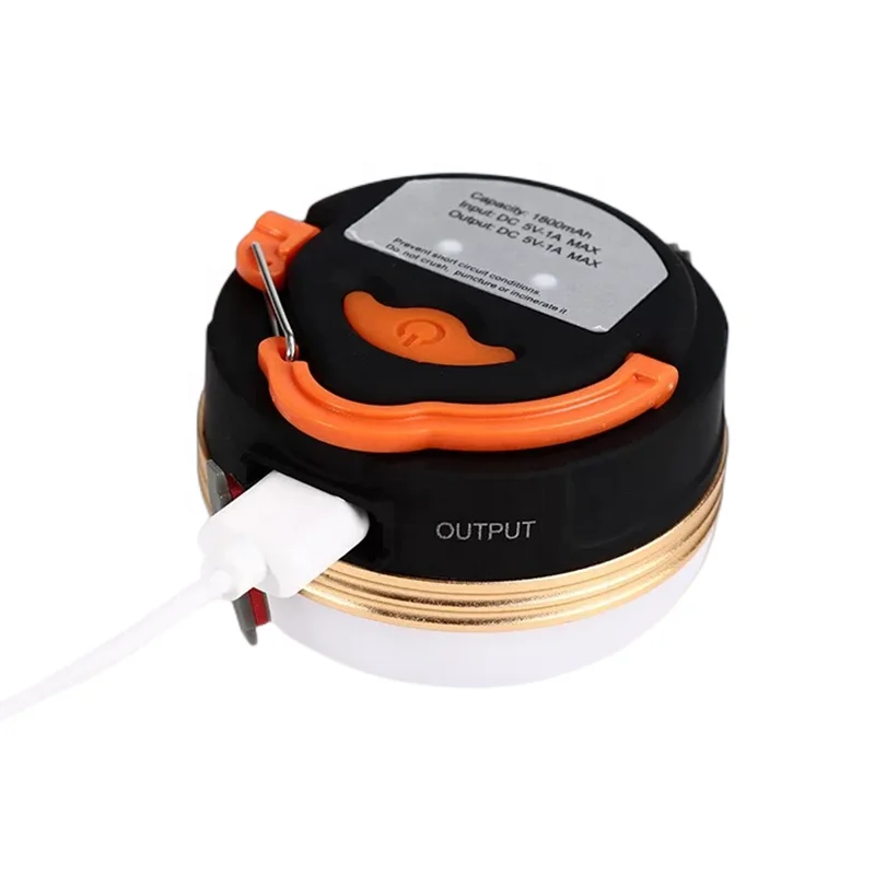 Hot Sale Practical Small Compact Hanging Magnetic Tent Camping Light Rechargeable Tent Lantern Factory Price