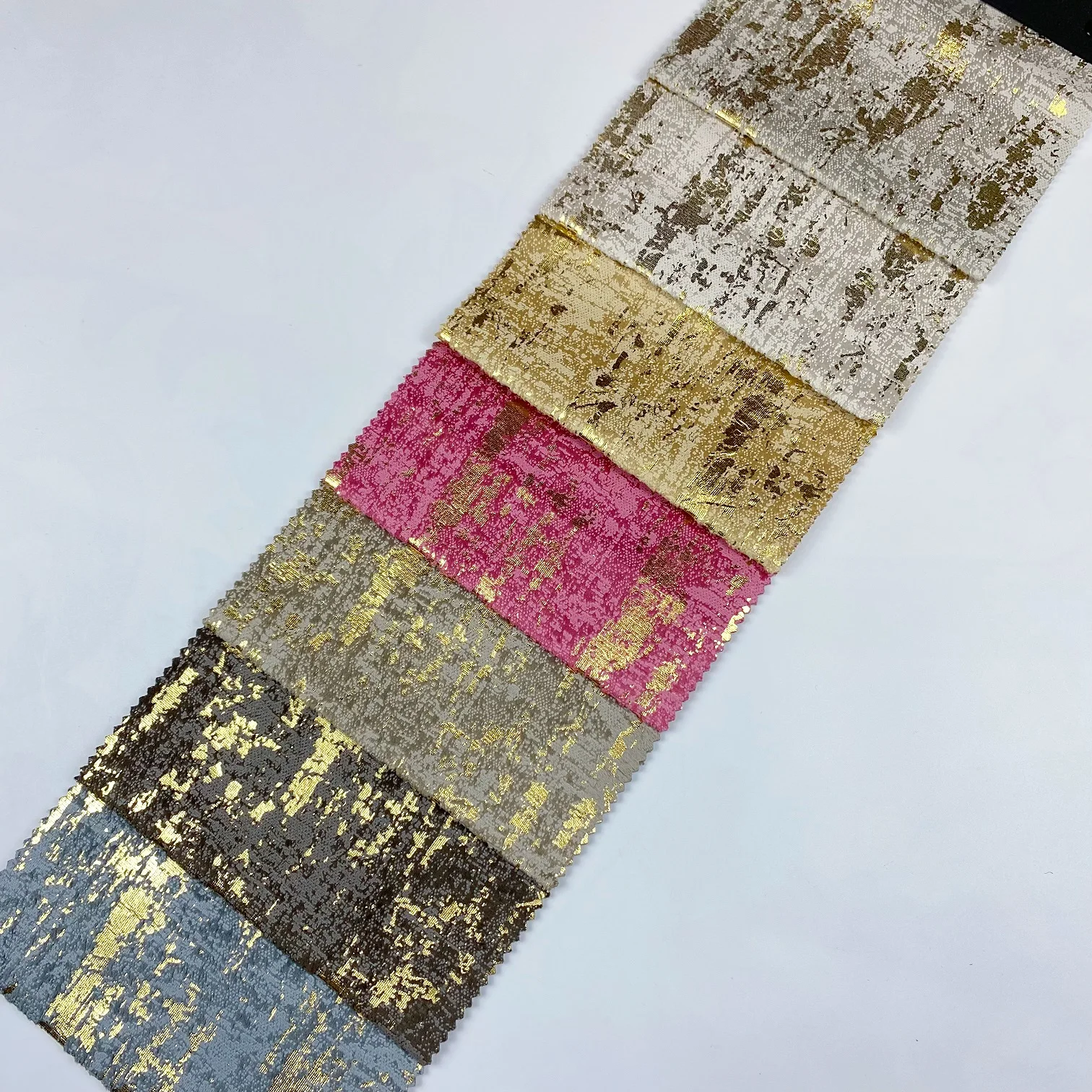 2022 sofa fabric 100% polyester upholstery home textile bronzing fabric Holland Velvet fabric