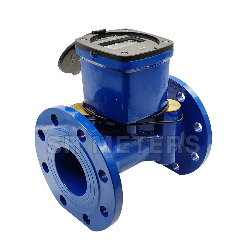 100mm digital intelligent Multi data display ultrasonic water meter