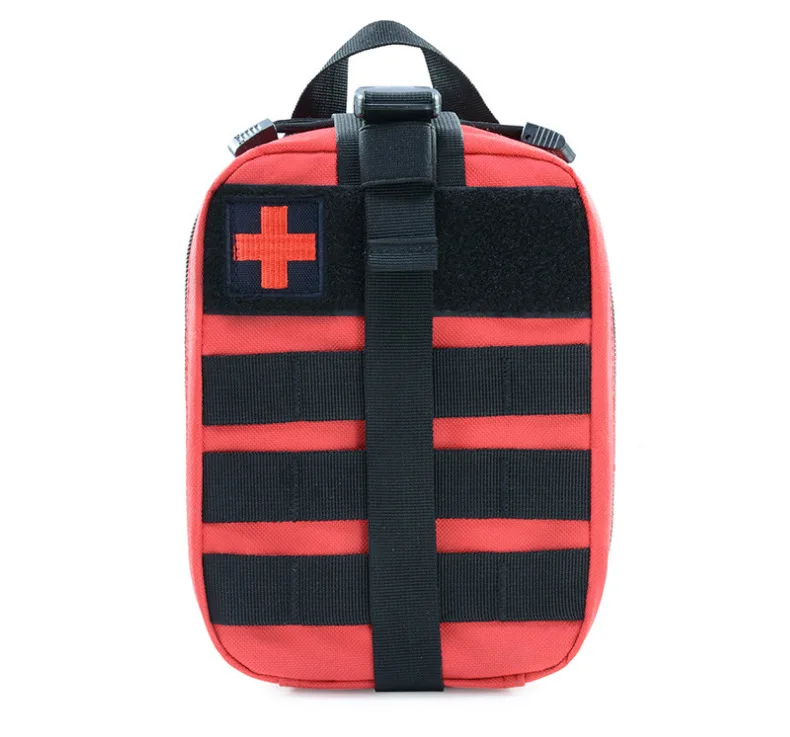 Hot Wholesale Unisex Tactical Medical Bag First Aid Kit with Zipper Closure Polyester Lining for emergency Use