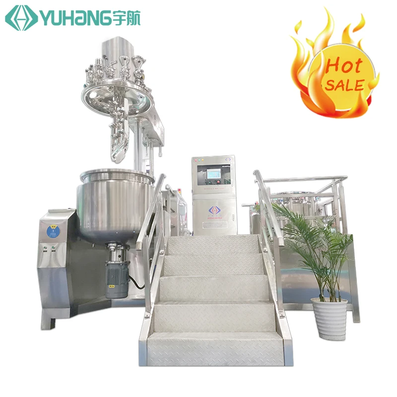 Cosmetic Emulsfiying Homogenizing Vacuum Mixer Mixing Machine with Homogenizer for  Cream Lotion Ketchup Toothpaste Paint Color
