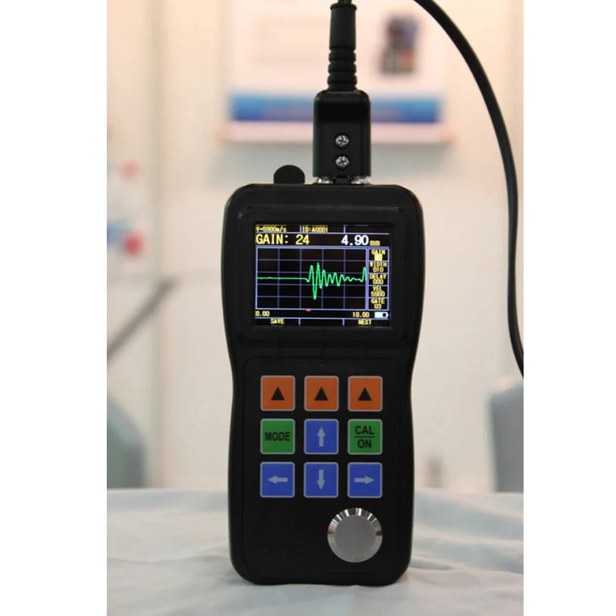 
ST-5D A/B Scan Ultrasonic Color Waveform Penetrat Coating Thickness Gauge 