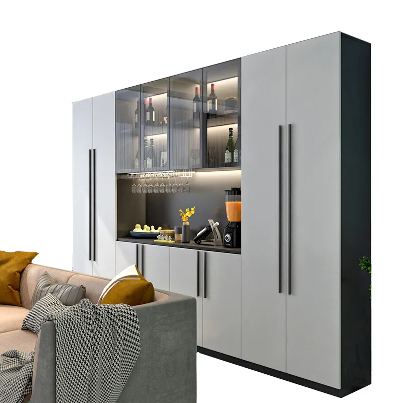 Bar cabinet modern living metal wine cabinet wine display racks weinschrank wine cellar furniture