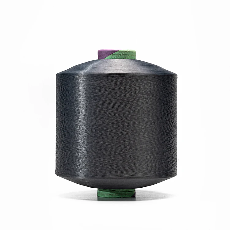 
50D24F air textured polyester yarn dope dyed two color tone high grade for auto sofa fabric 