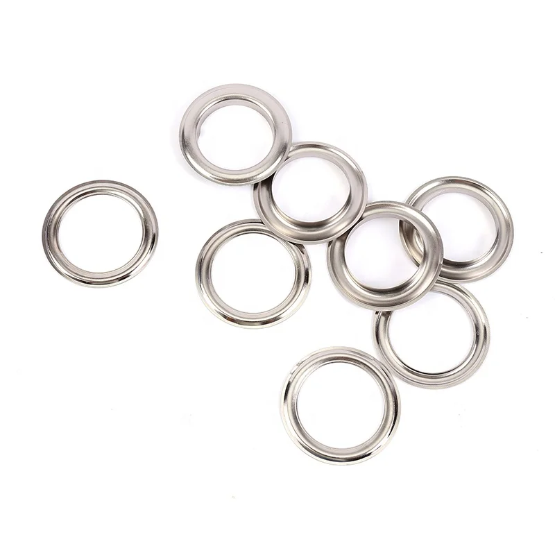 3mm 4mm 5mm 6mm 7mm Custom Logo Silver Painting Round Eyelet Garment Accessories Eyelet