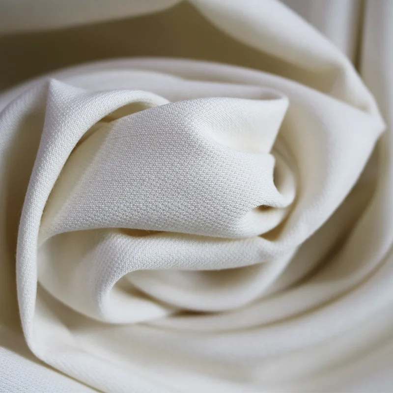 Wholesale Heavy Silk Wool Crepe Fabric