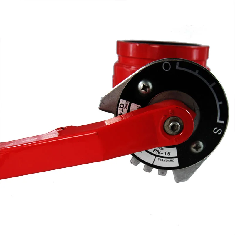 Cast iron clamp type ss disc   epdm sealing ring 150lb JIS10K Fire ferrul clamp handle butterfly valve