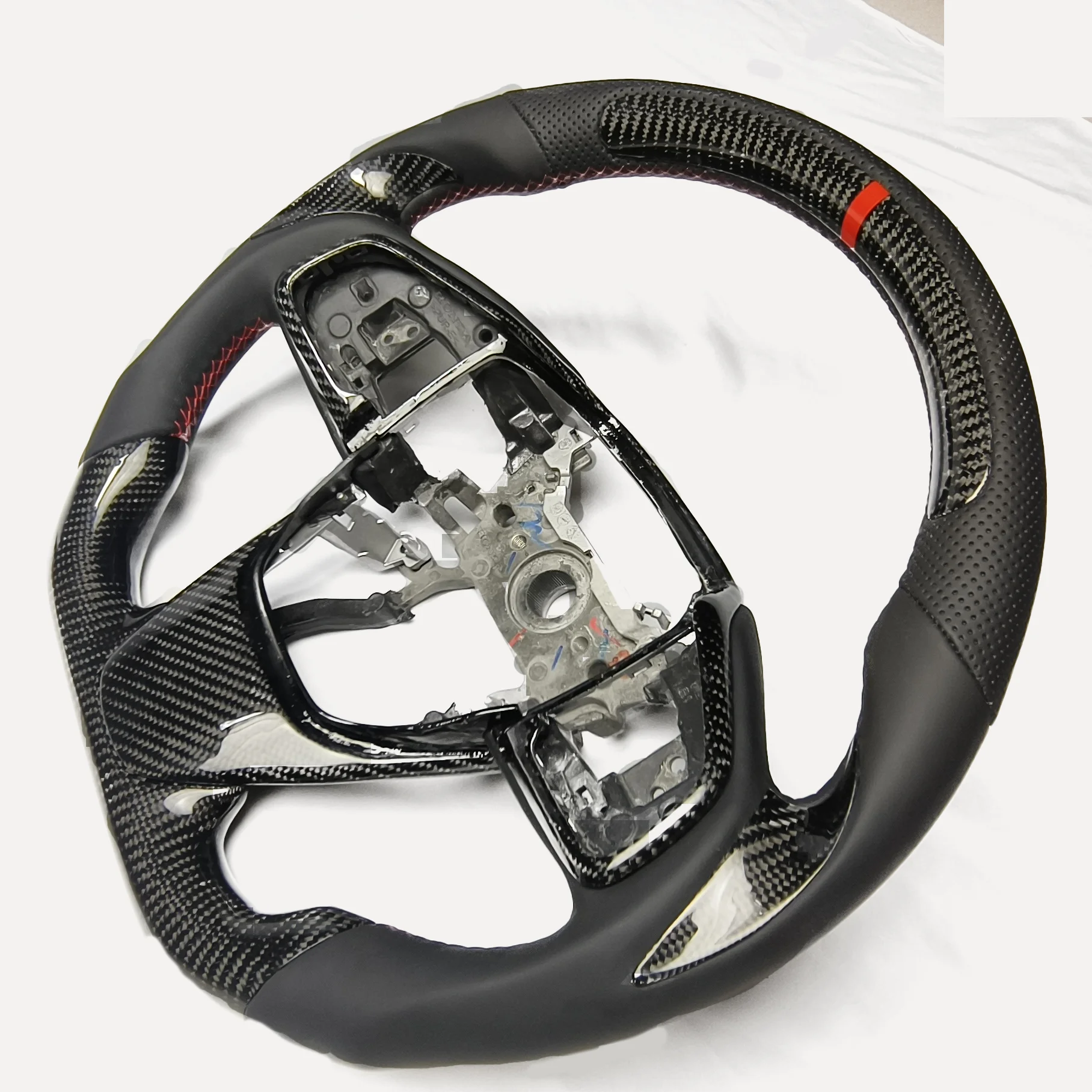 Для Honda Civic карбоновое рулевое колесо кожа honda accord 2008-2012 crv 2018 руль