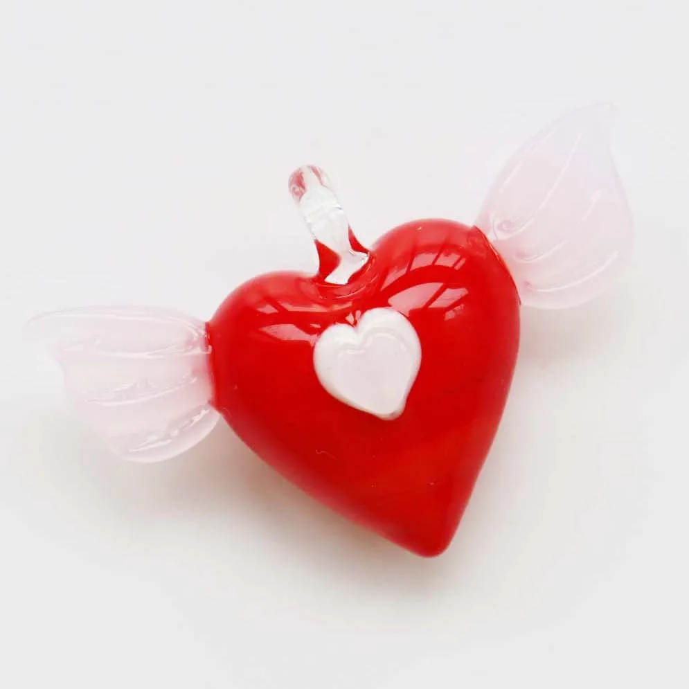 Модные ювелирные изделия стекло сердце кулон diy ожерелье