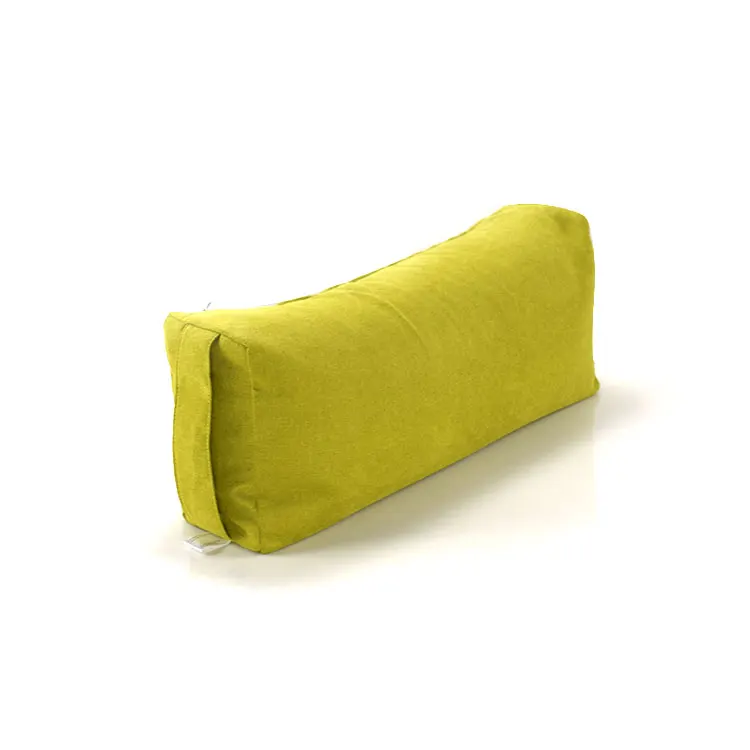 Wholesale pillow roller support for yoga meditation cushions sets yoga bolsters pillows with buckwheat husk