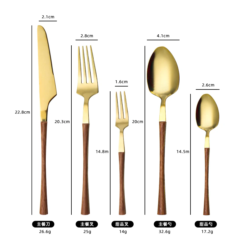 Factory Stainless Steel High Quality Flatware Cutlery Set Juego De Cubiertos De Acero Inoxidable