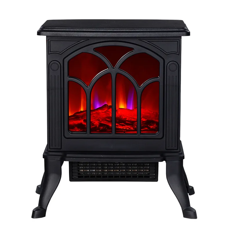 Electric fireplace heater household 3D simulation fire mountain heater bedroom bathroom small air conditioning hot fan