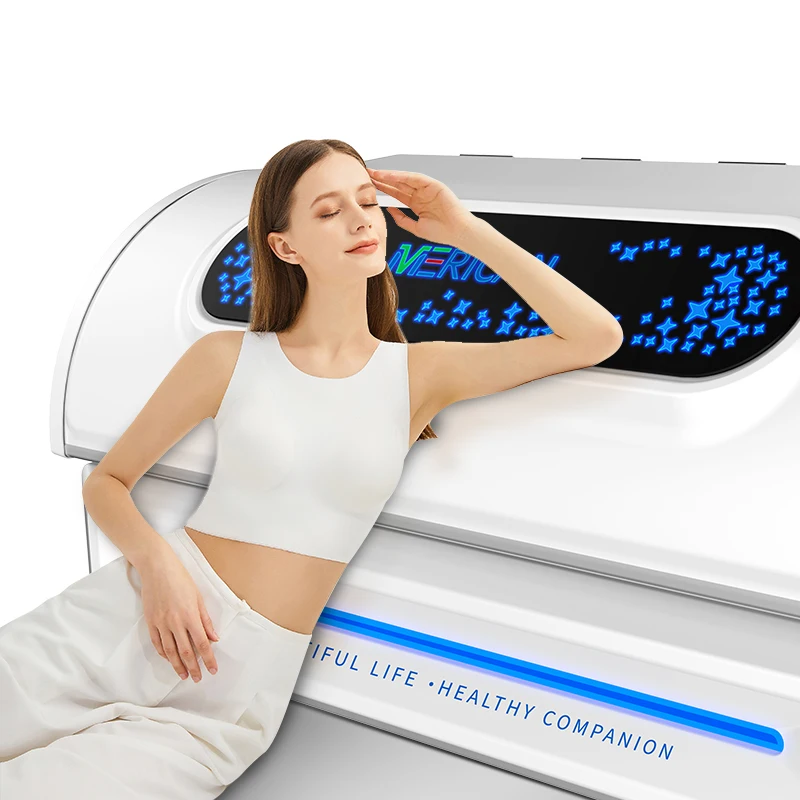 633nm 660nm 810nm 850nm 940nm red light nir infrared light therapy pod multi colors light therapy bed on wheels