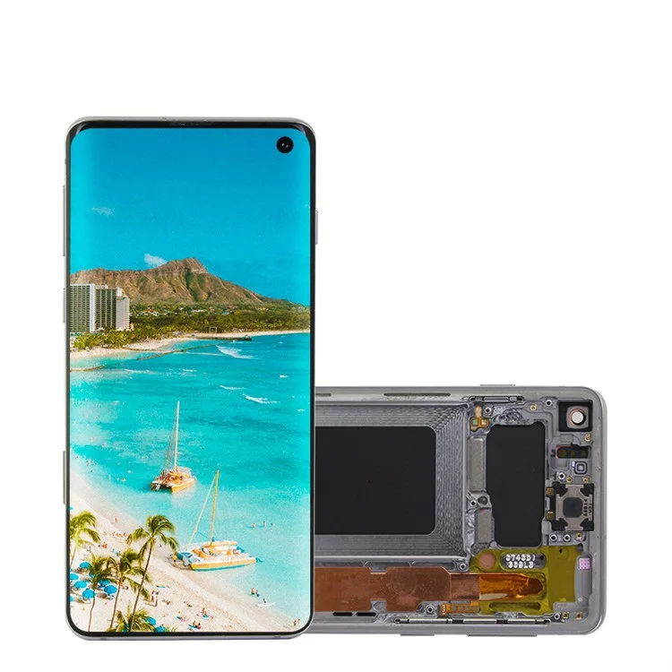 ЖК-дисплей с рамкой для Samsung Galaxy S10, быстрая доставка