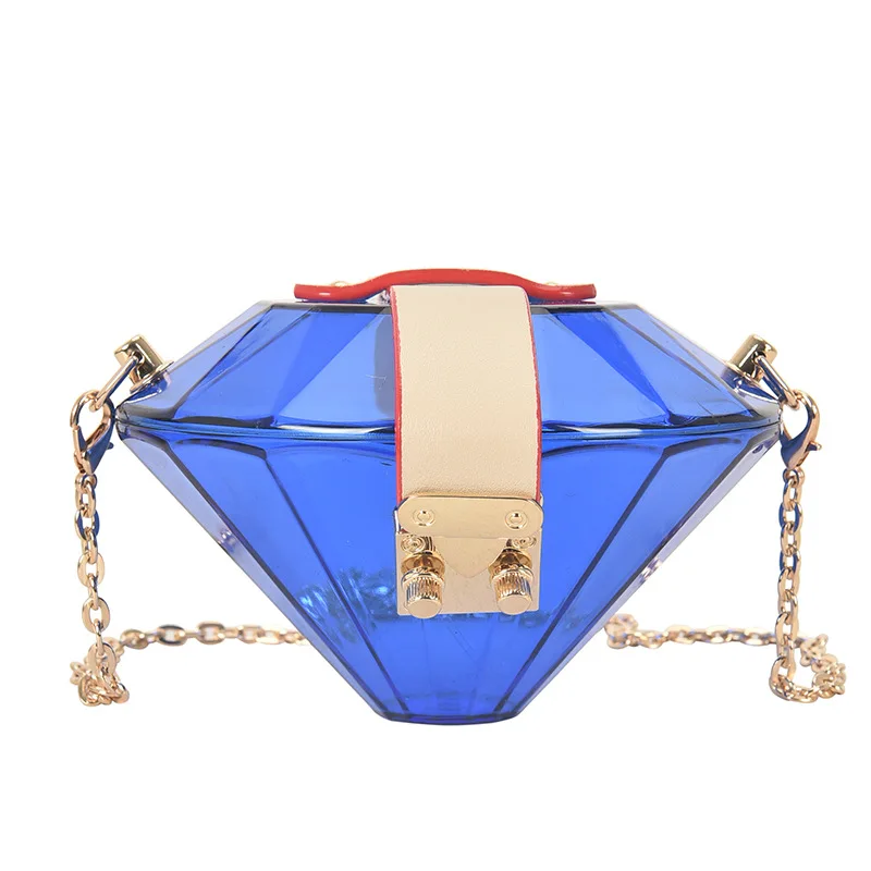  bags transparent PVC jelly handbags design famous brands lady evening for women acrylic bag chain sac a
