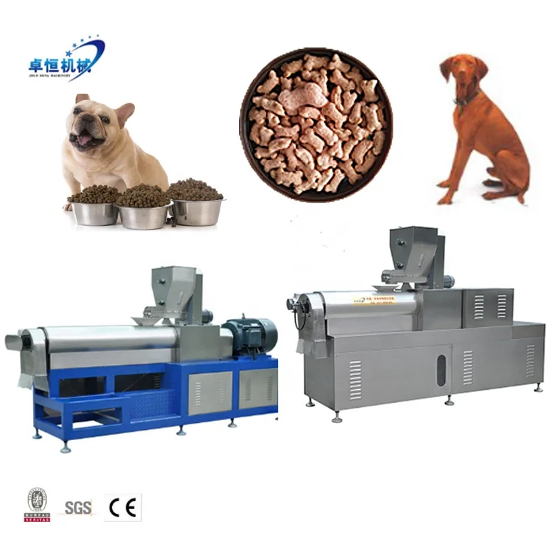 Hot sale multi-functional automation pet/dog/cat food making processing machines production line