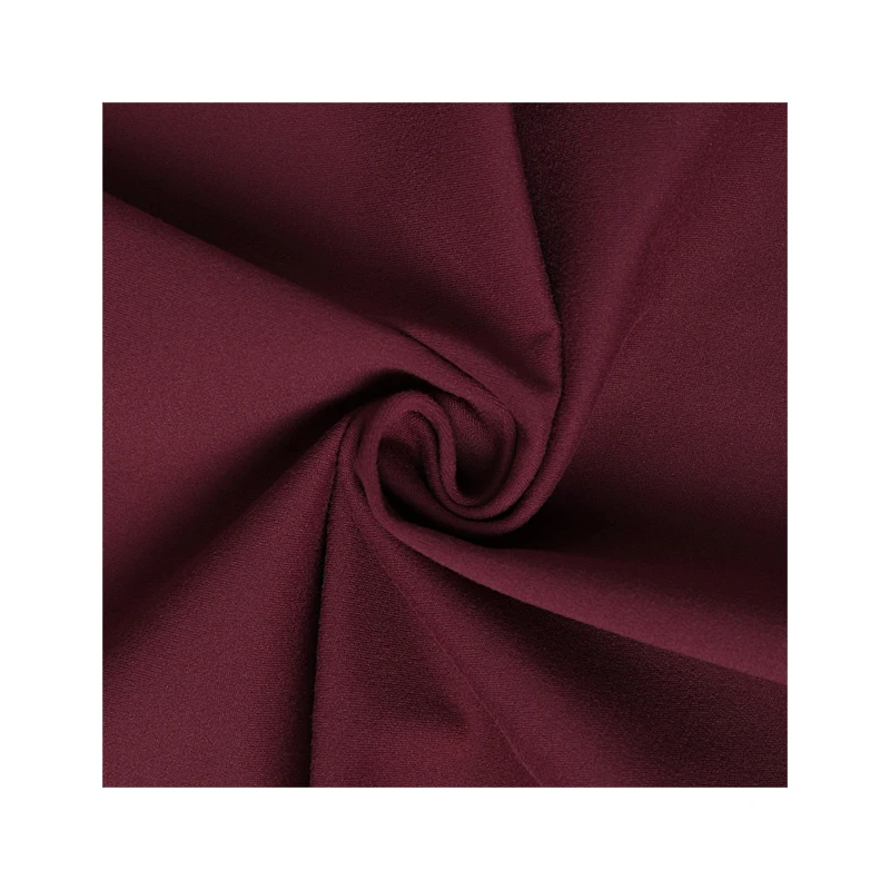 Double brushed 4 way stretch clothing fabric spandex sportswear