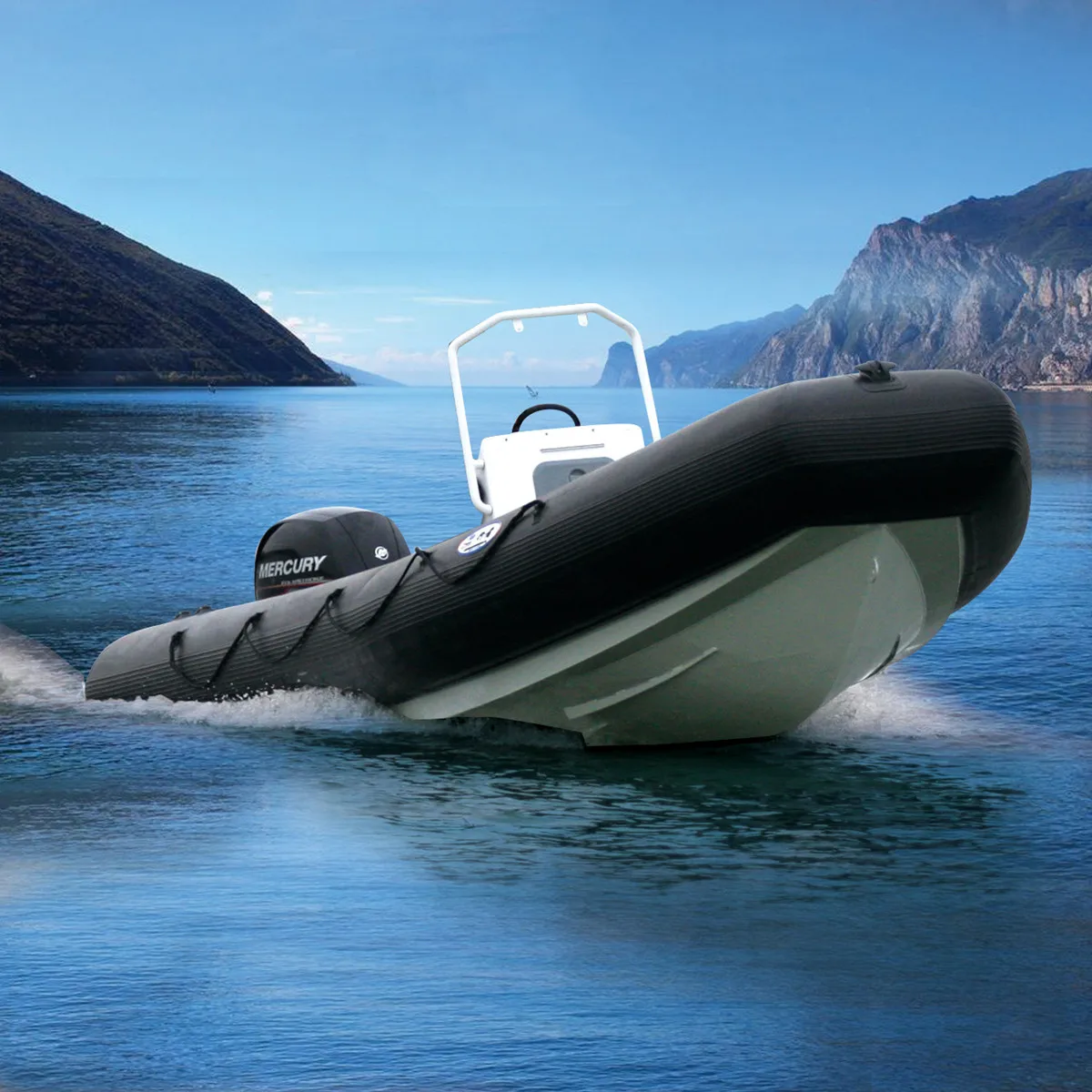 Top quality rescue boat 11-17 ft rigid inflatable boat for sale