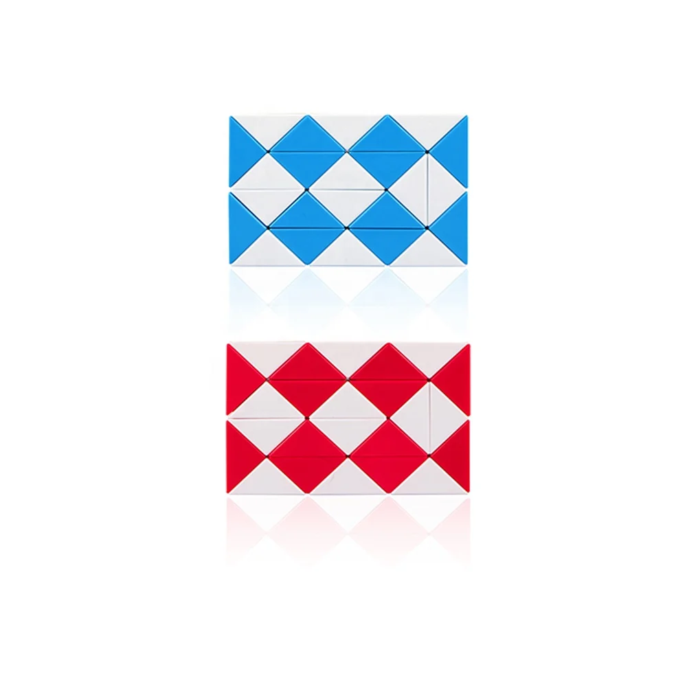 Educational Toys New Design 3D snake cube puzzle 24 Blocks Puzzle devil rays Collection Brain Teaser Toy  For Kids Adult