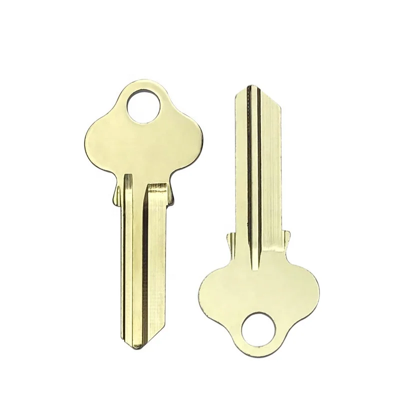 High Quality 2mm Brass Painted Lw4 Door Keys Blank For Computerized Key Cutting Machine