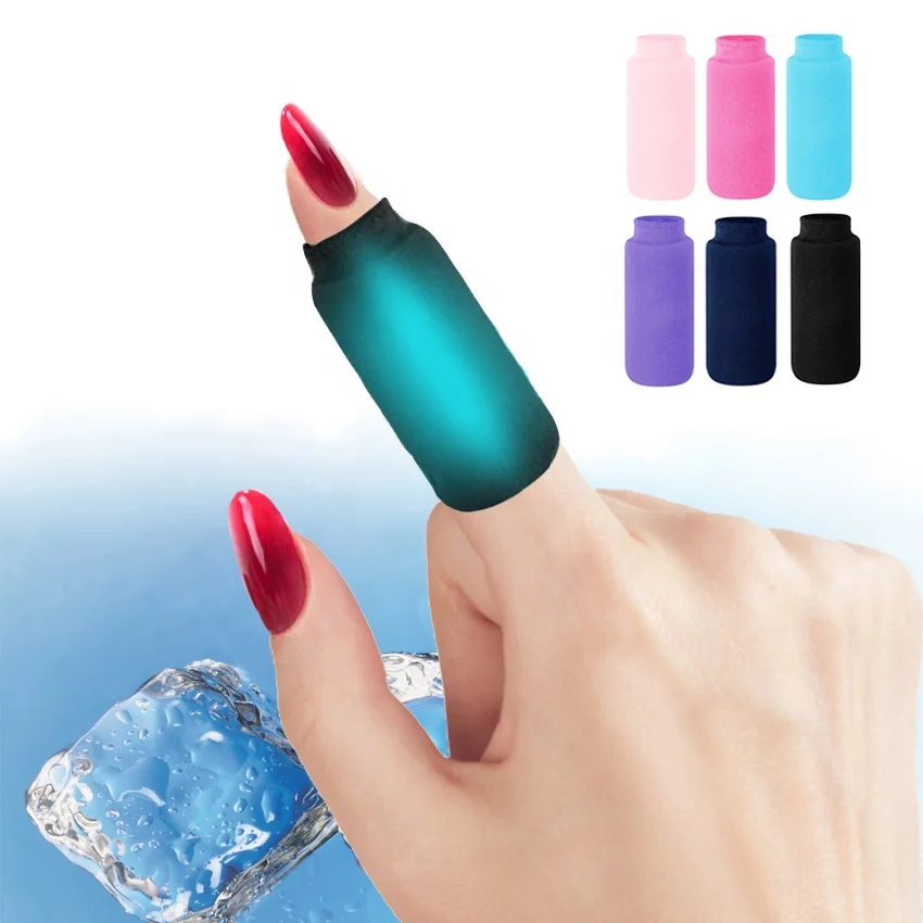Finger Ice Pack Sleeve,Hot Cold Therapy Finger Splint Cots Finger Protectors Cover, Hand Ice Pack Compression Finger Sleeves