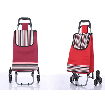 Portable stair climber shopping trolley bag with kids seat and 6 wheels on internet foldable shopping trolley