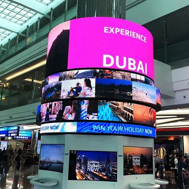 P1.875 P2 P2.5 P3 Indoor Soft Led Display Flexible Led Display Screen