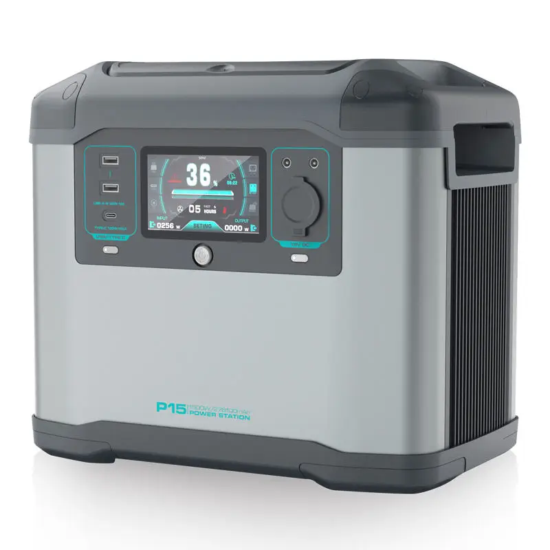 Portable Power Station 1500W Outdoor Backup Lithium Battery Power Supply Mini Generator for Camping