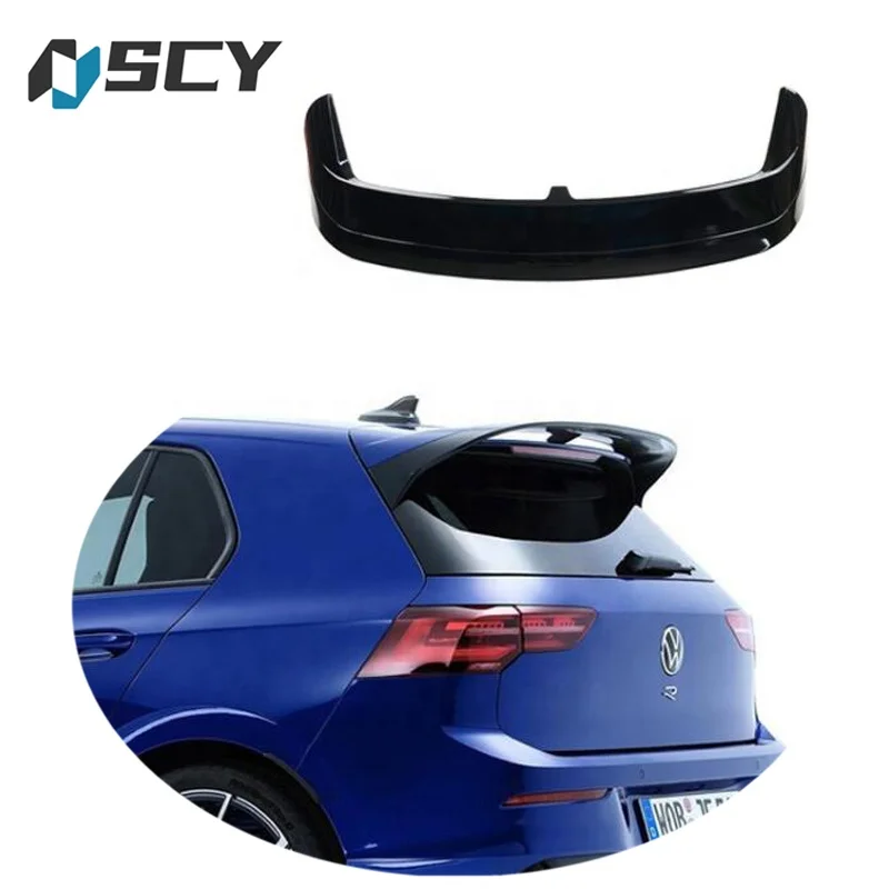 For Volkswagen GOLF 8 Spoiler 2020-2021 MK8 style YCK spoiler ABS plastic Rear Spoiler