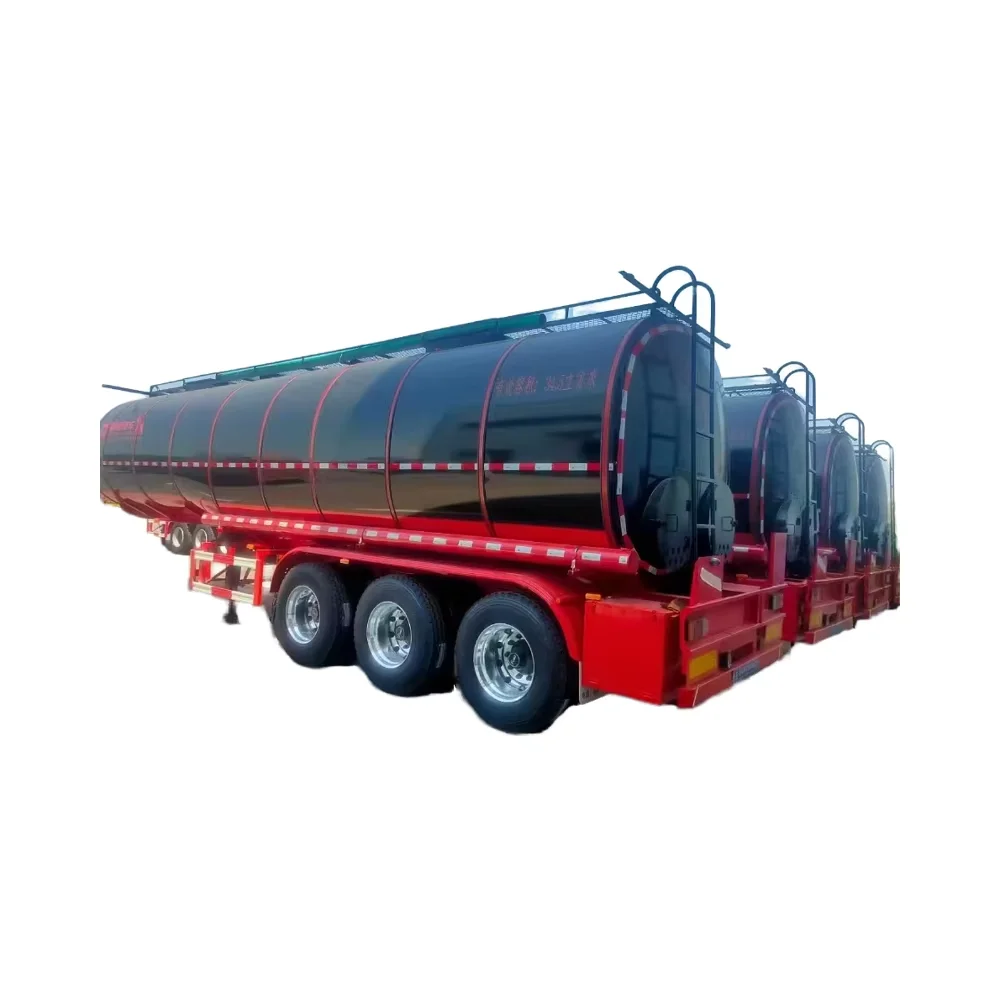 Wosheng professional produce 3axles liquid and oil tank semi trailer fuel tanker trailer with cheaper price