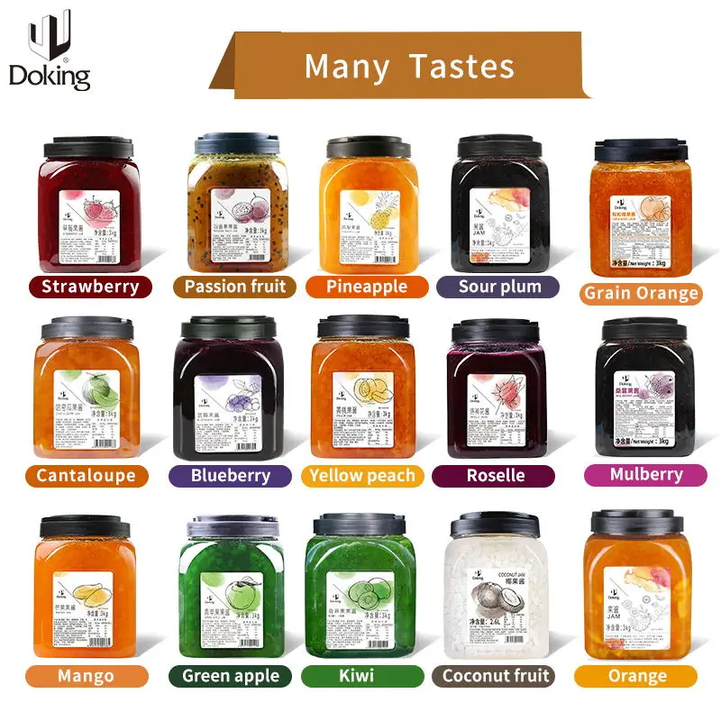 Докинг варенье из свежих фруктов желтый персик коммерческое использование для напитков и десертов