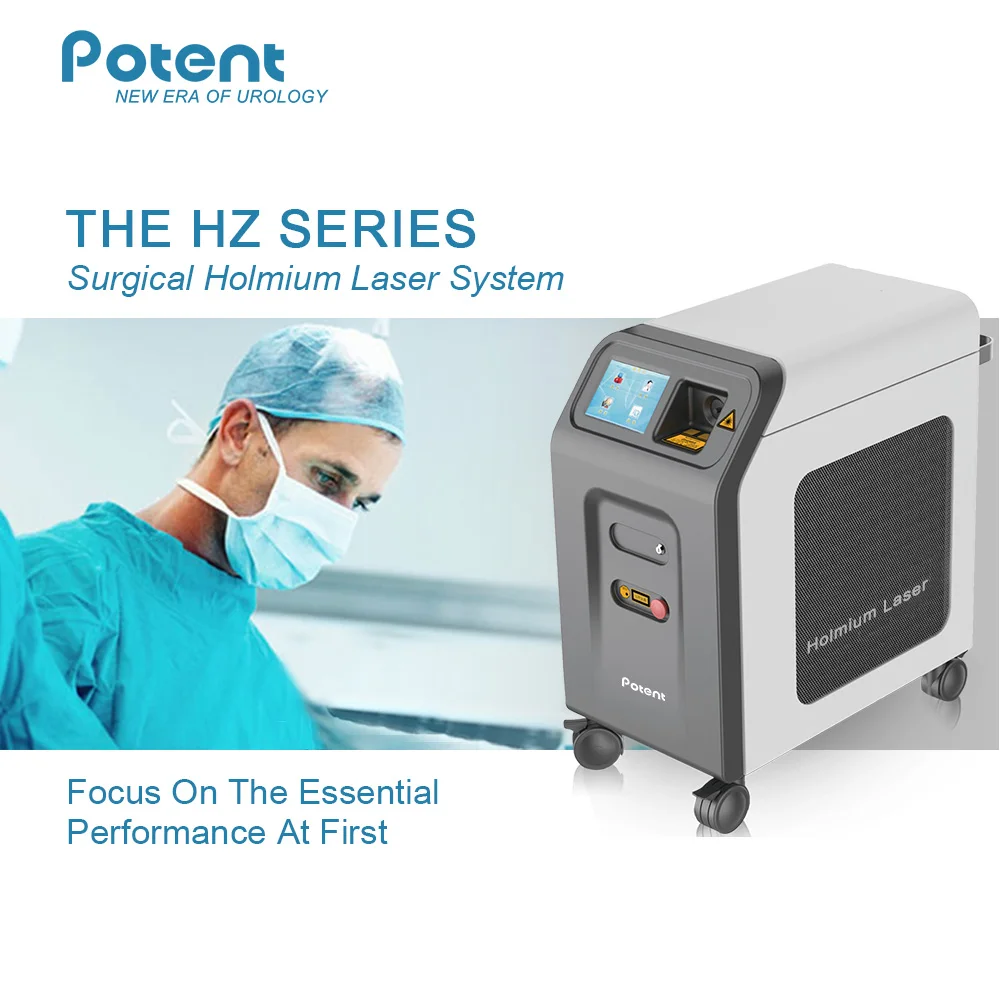 Manufacturer 40 60 80 90W lithotripter urology 2100nm Lithotripsy Treatment Holmium Laser System For Ureter Stone